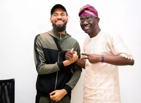 Rapper, Phyno Spotted With Babajide Sanwo-Olu